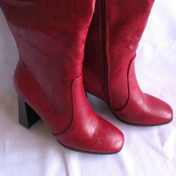 💋❤ JOURNEE COLLECTION KARIMA WC RED BOOTS – 7WC – NWT ❤💋 - Picture 11 of 15